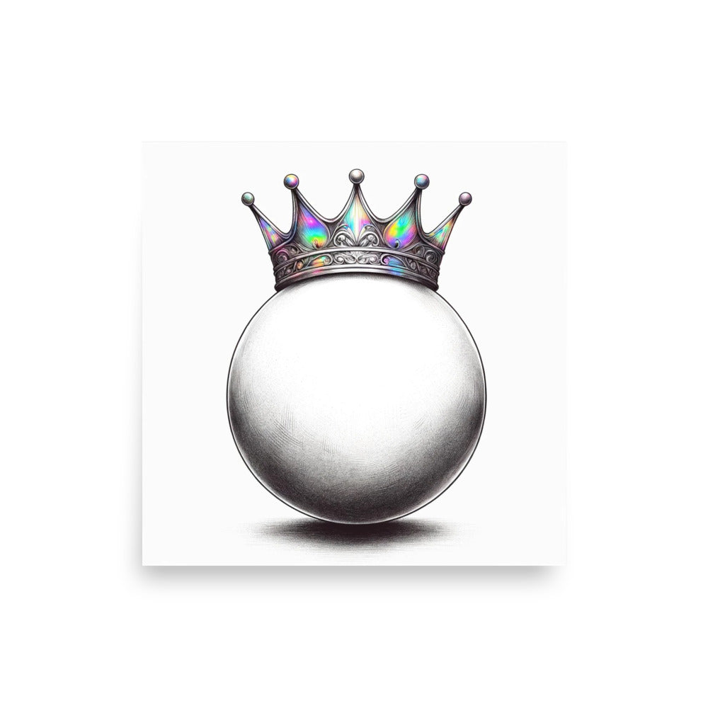 KingCue #2 - Poster Print - 18"x18"
