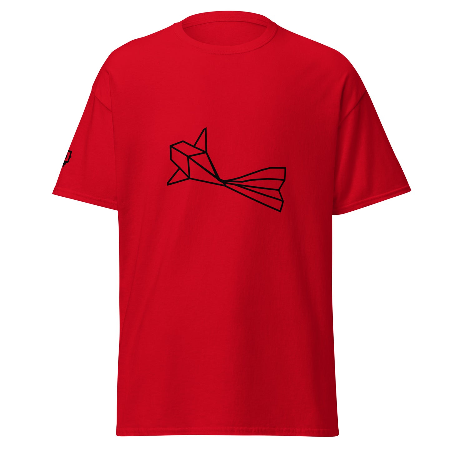 Koi Fish (black) - Origami Series - Men's classic tee