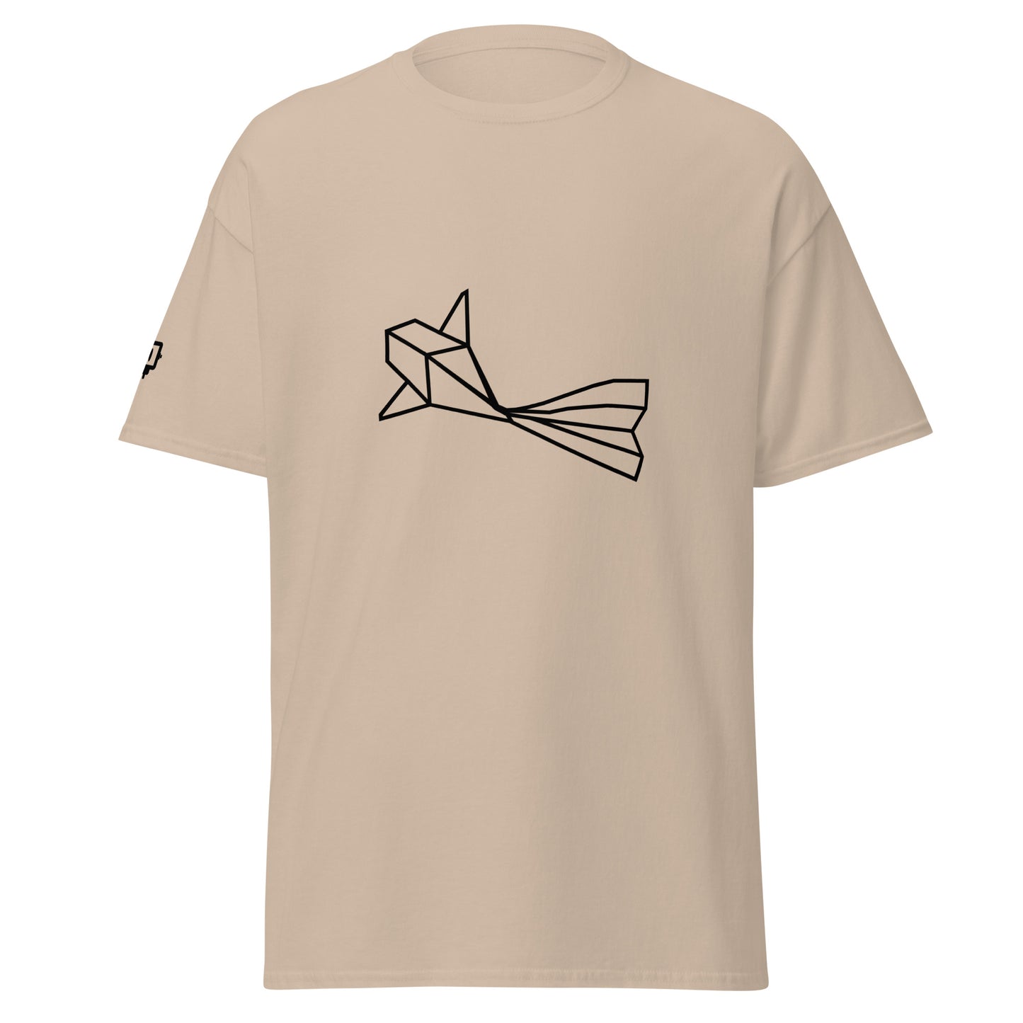 Koi Fish (black) - Origami Series - Men's classic tee