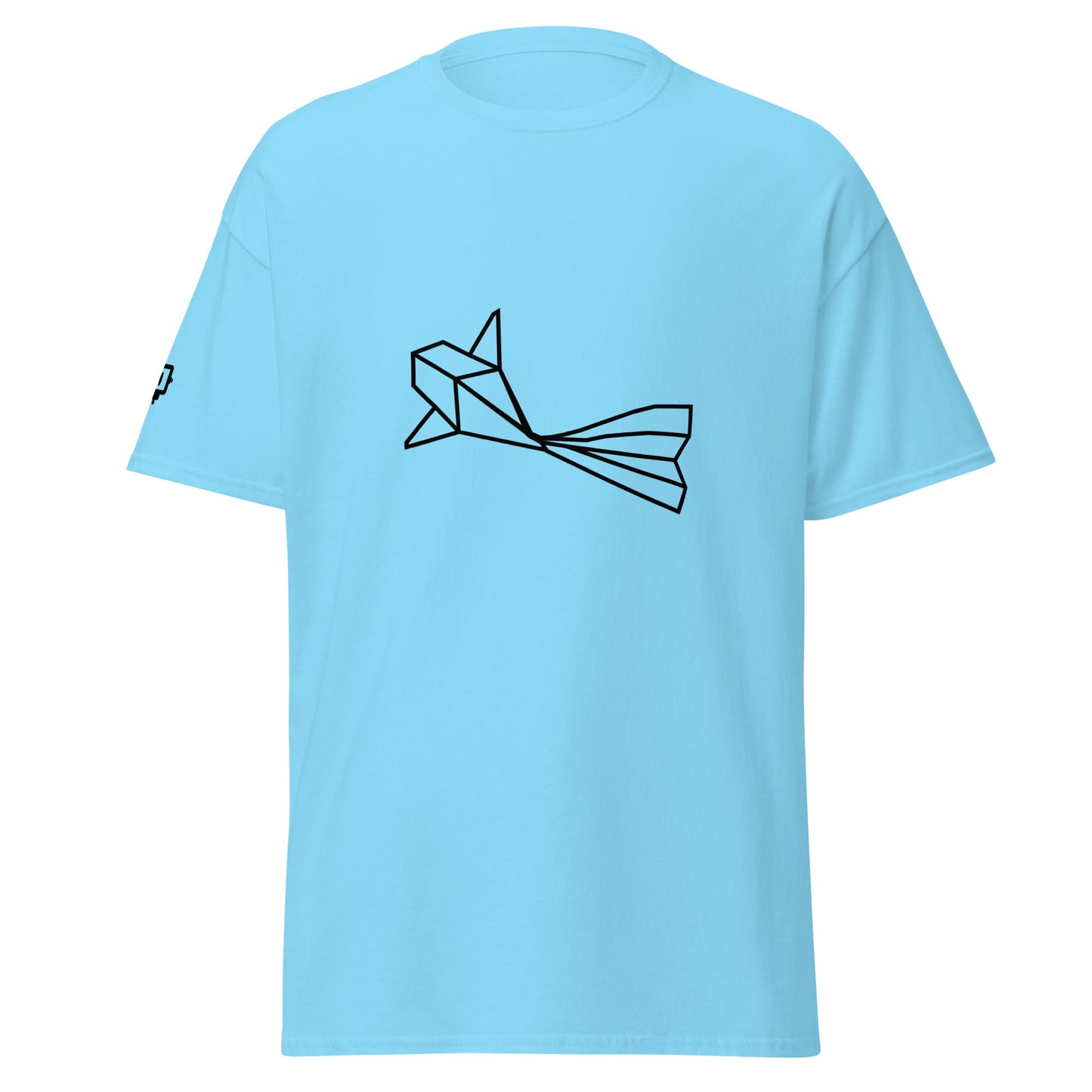 Koi Fish (black) - Origami Series - Men's classic tee
