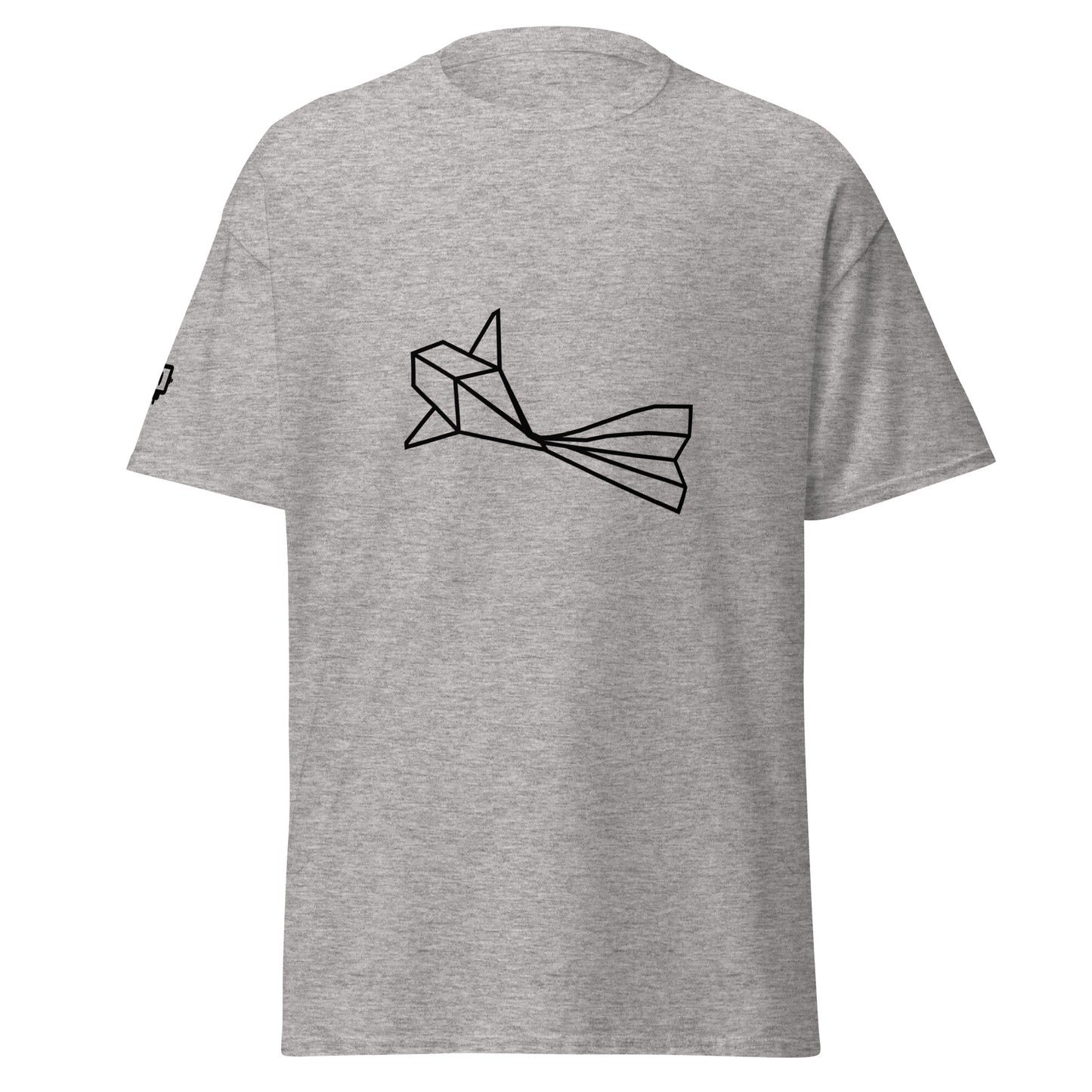 Koi Fish (black) - Origami Series - Men's classic tee