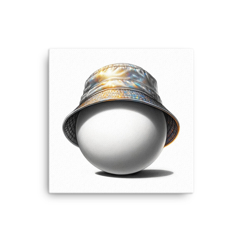 Iridescent Bucket Hat - Canvas Print