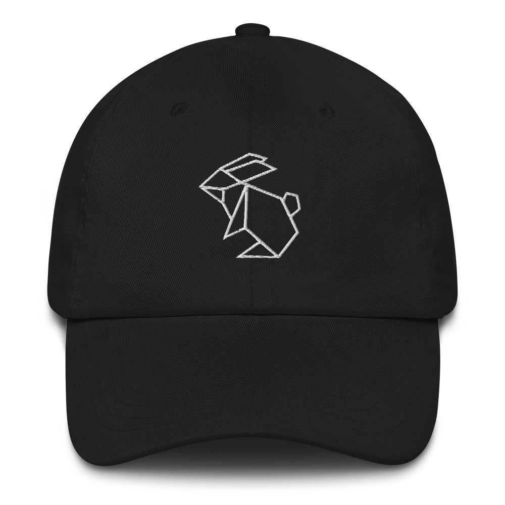 Rabbit (white) - Origami Series - Cap