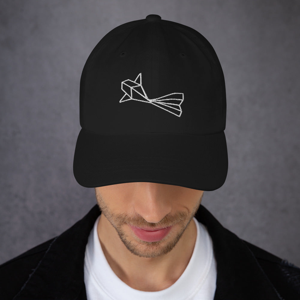 Koi Fish (white) - Origami Series - Cap