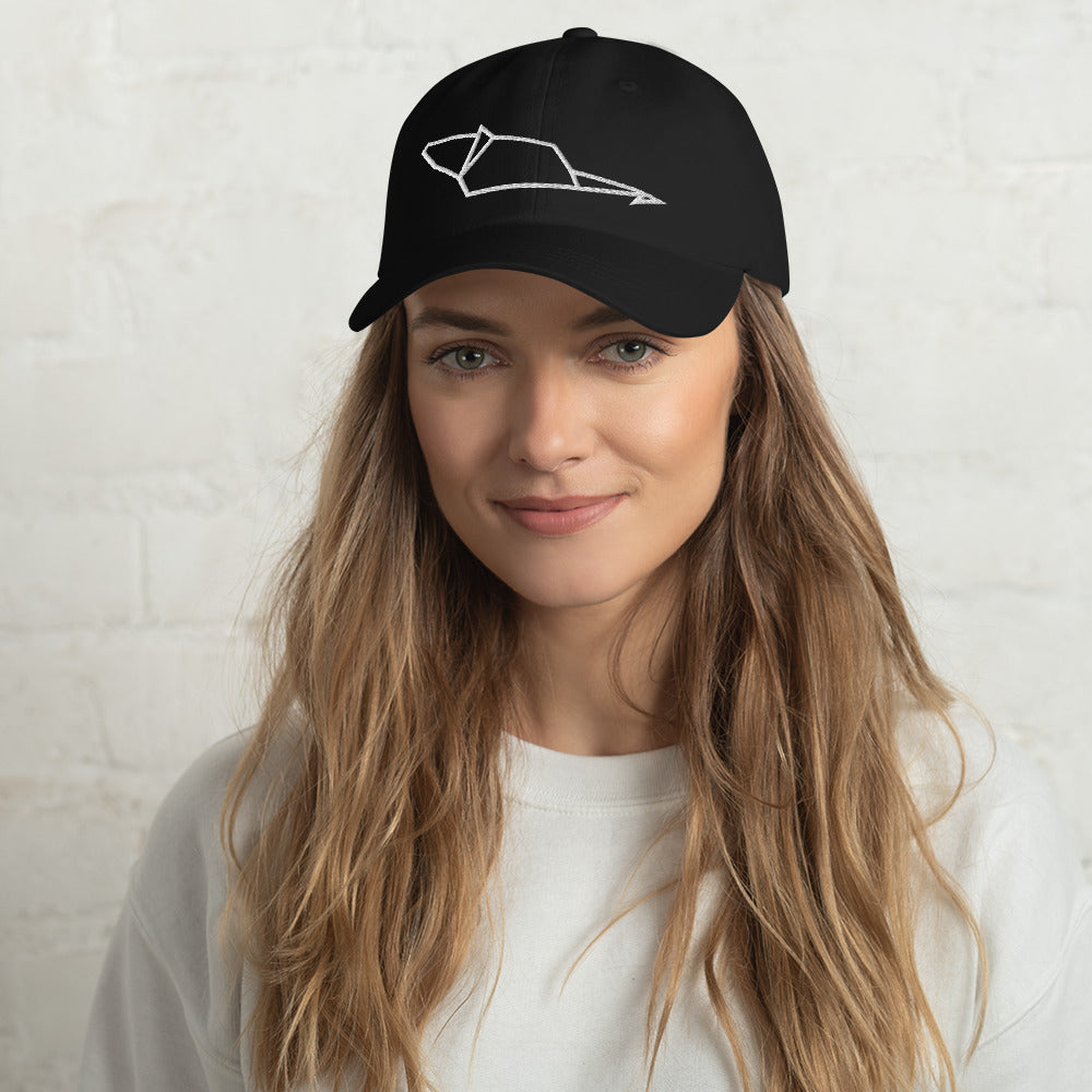 Mouse (white) - Origami Series - Cap