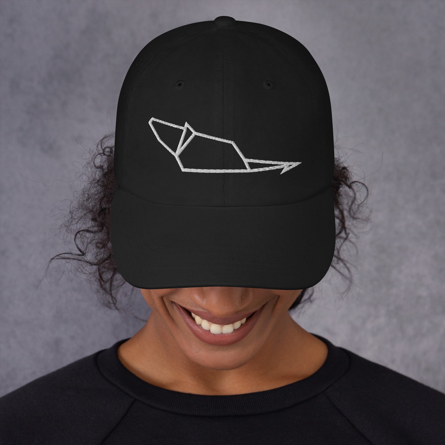 Mouse (white) - Origami Series - Cap