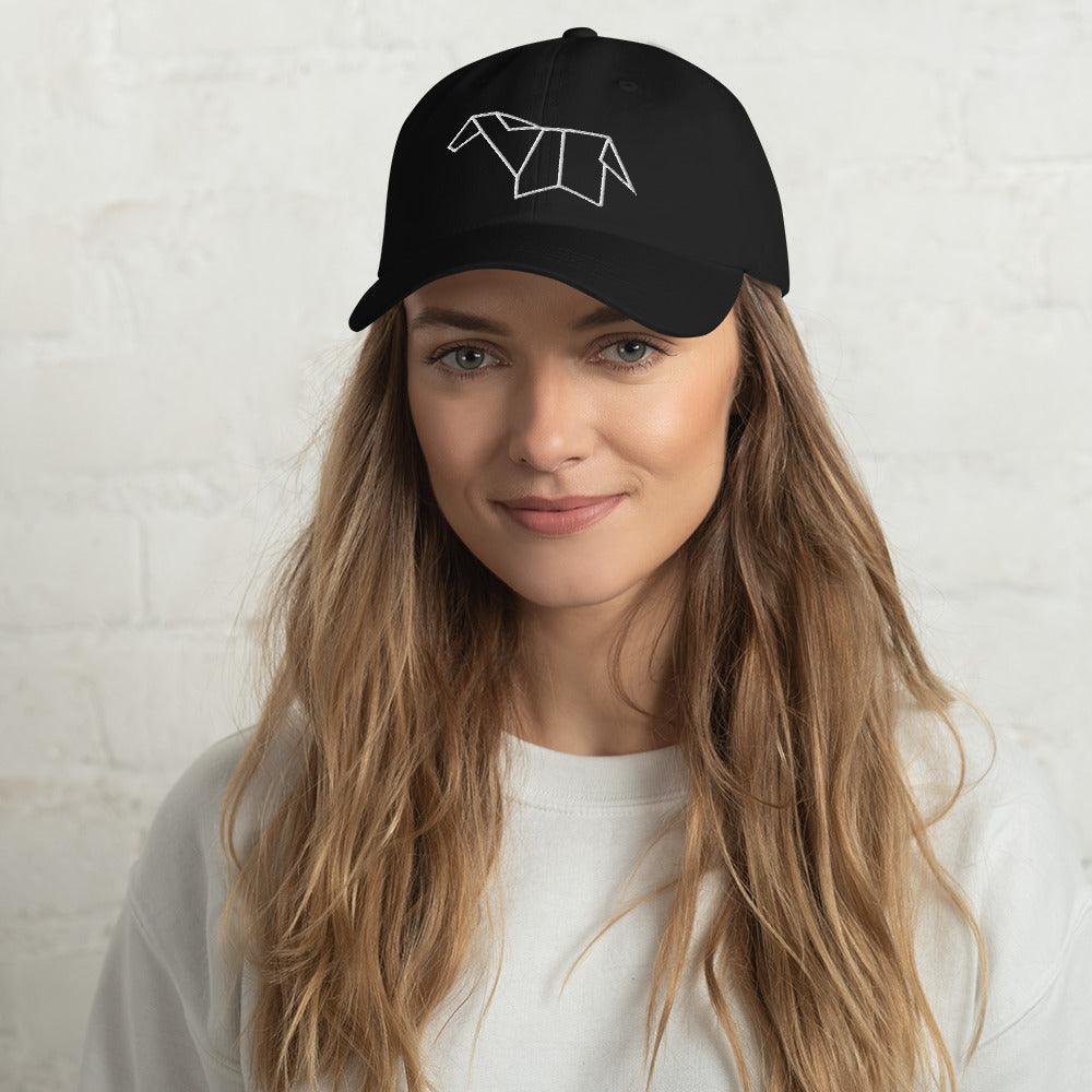 Horse (white) - Origami Series - Cap