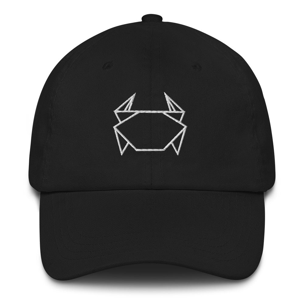 Crab (white) - Origami Series - Cap