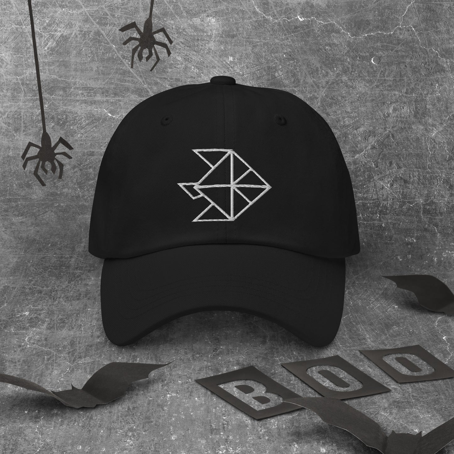 Fish (white) - Origami Series - Cap