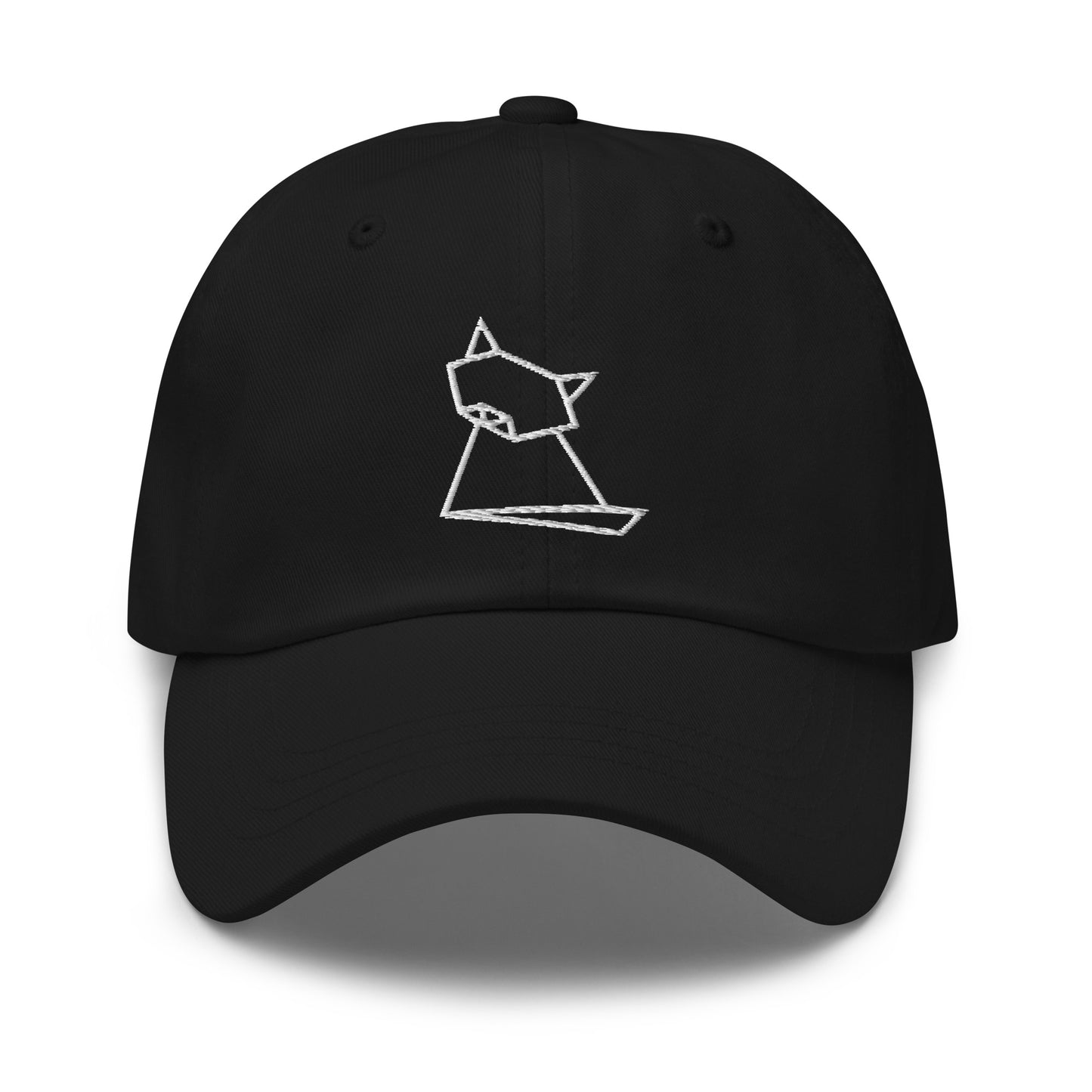 Cat Sit (white) - Origami Series - Cap