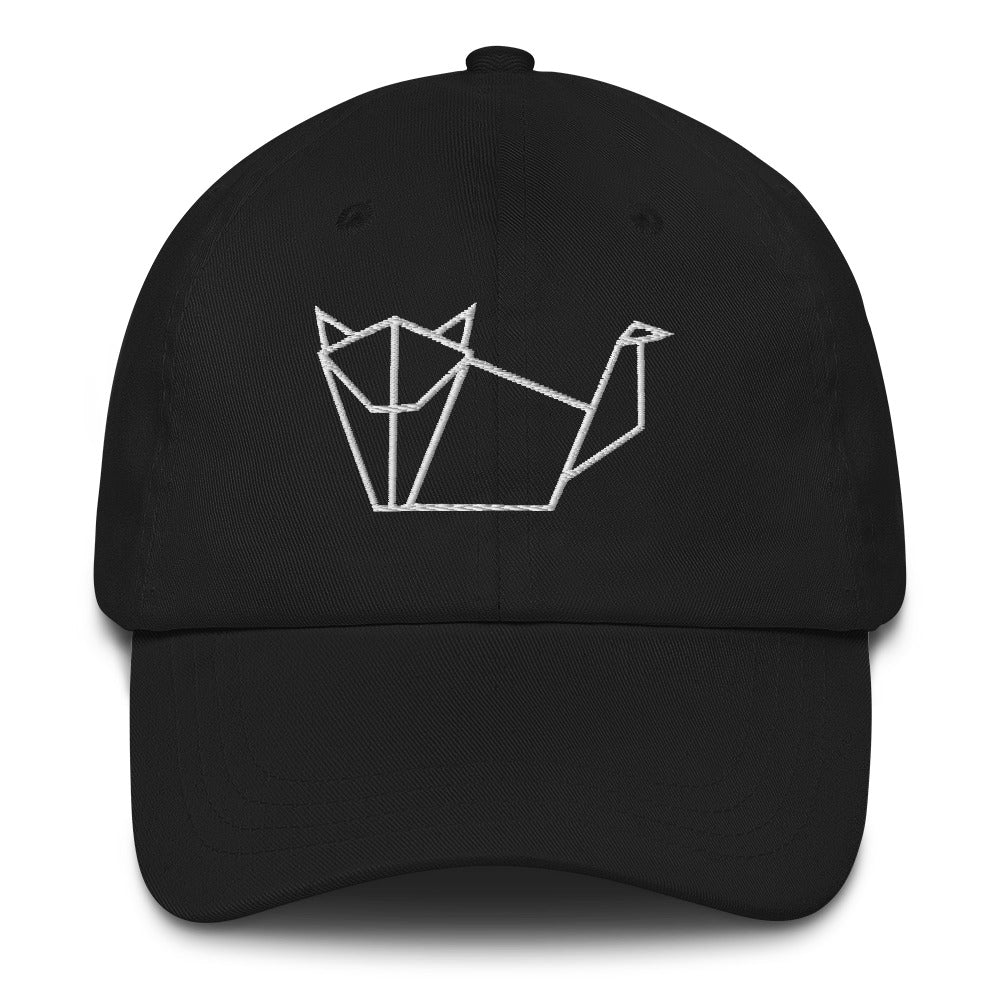 Cat (white) - Origami Series - Cap