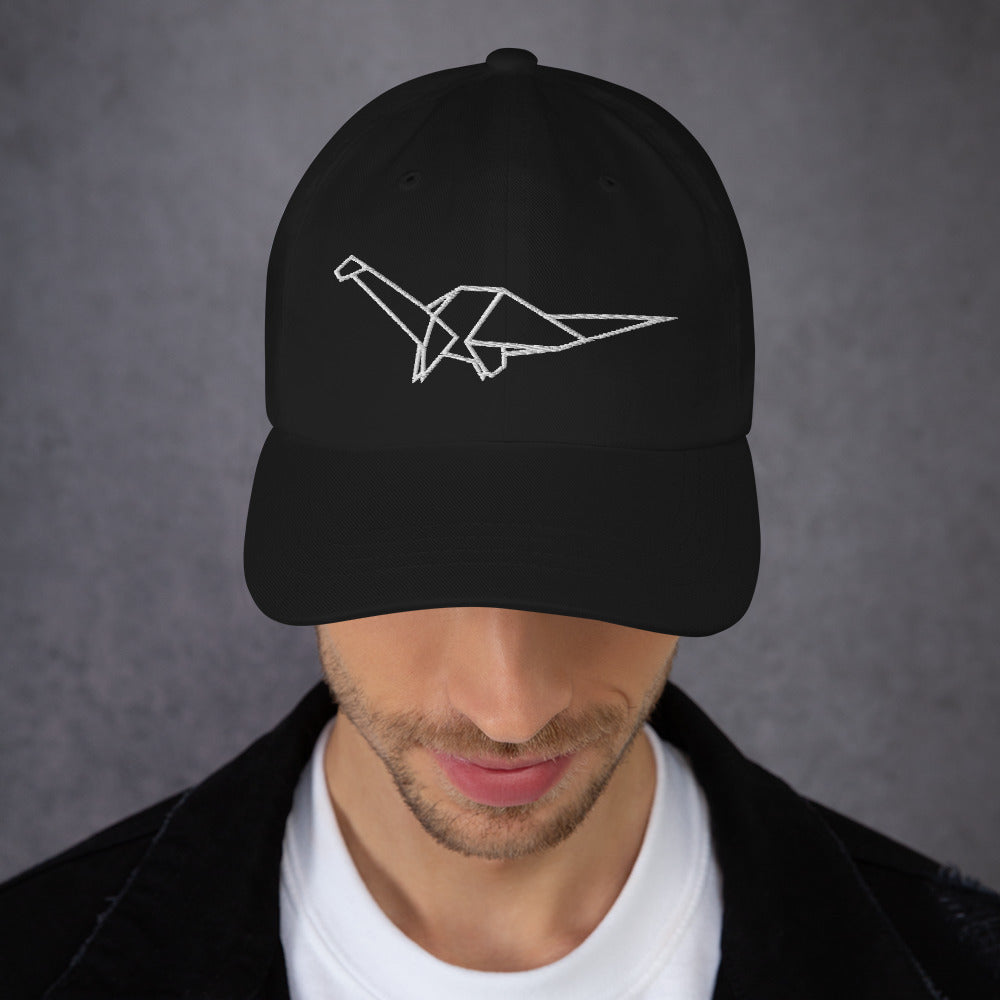 Brontosaurus (white) - Origami Series - Cap