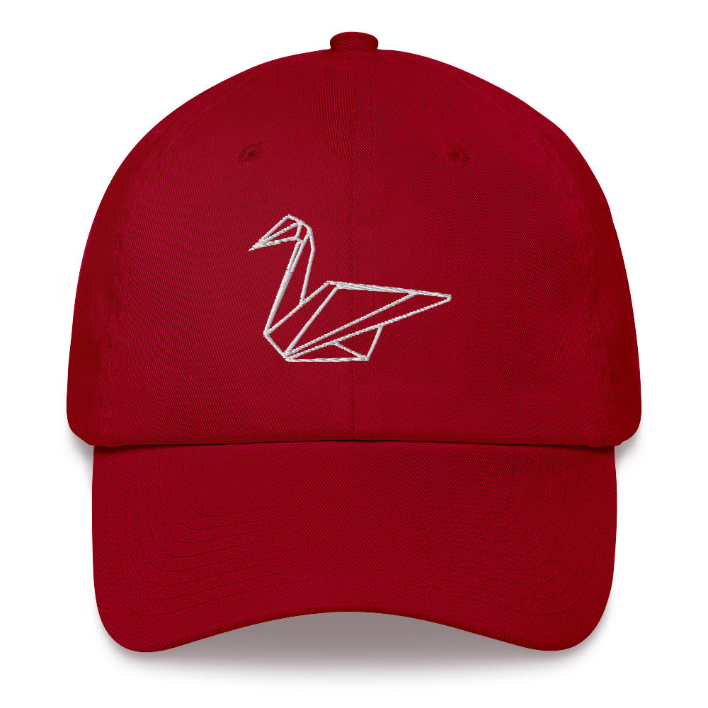 Swan (white) - Origami Series - Cap