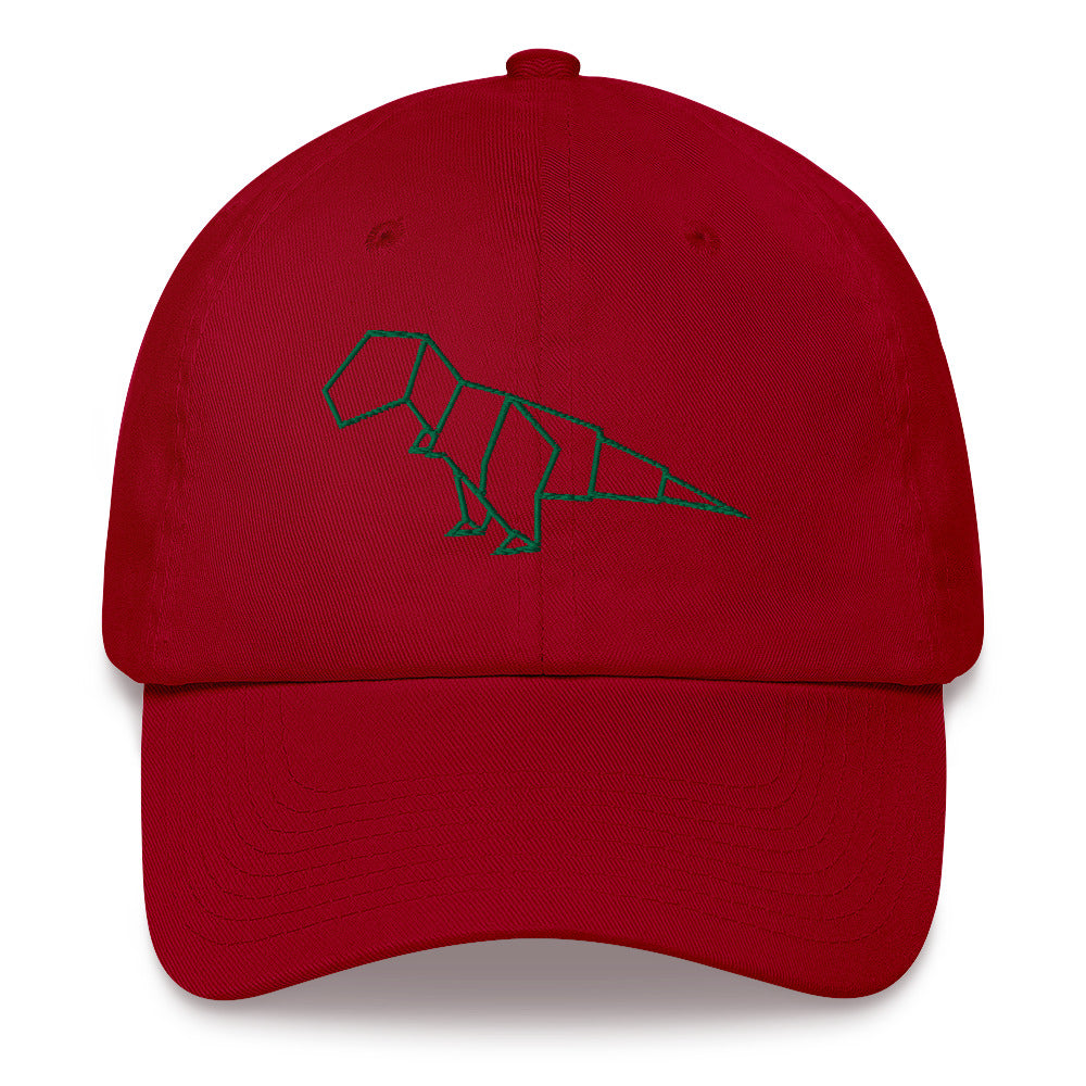 T-Rex (green) - Origami Series - Cap