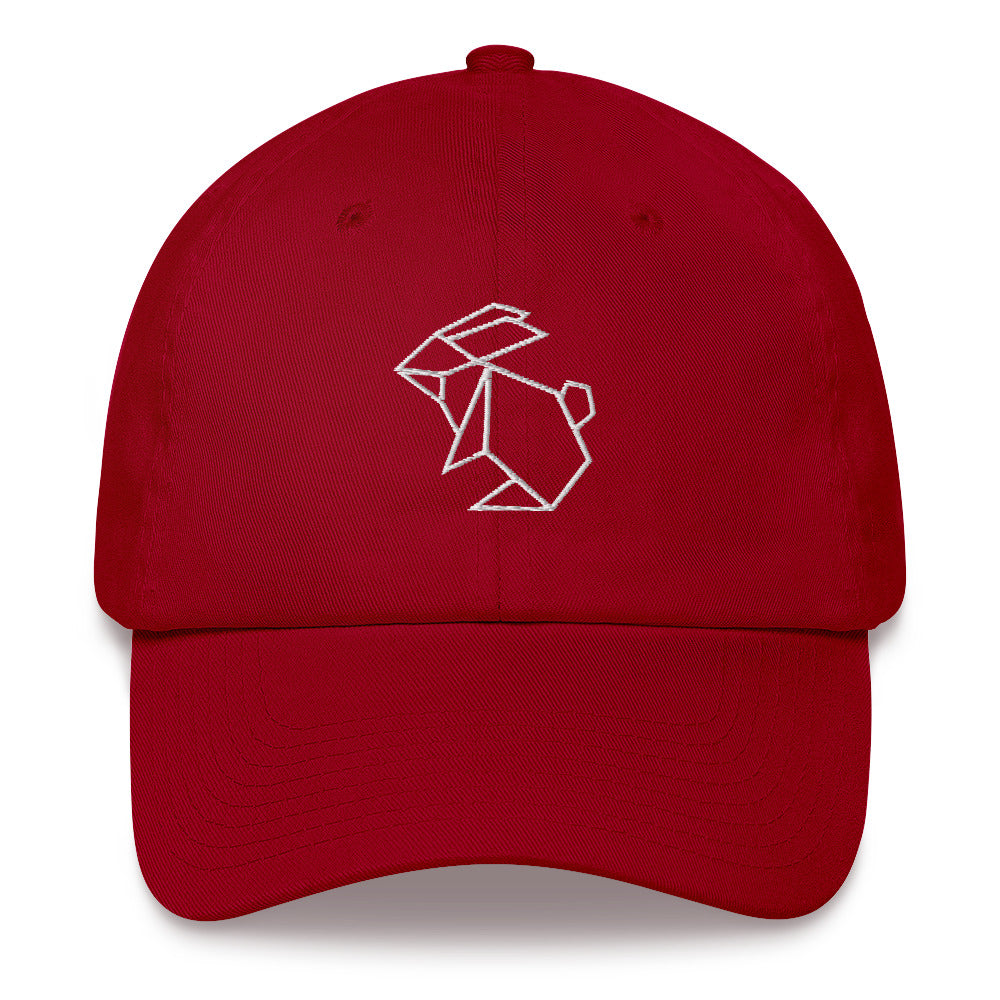 Rabbit (white) - Origami Series - Cap