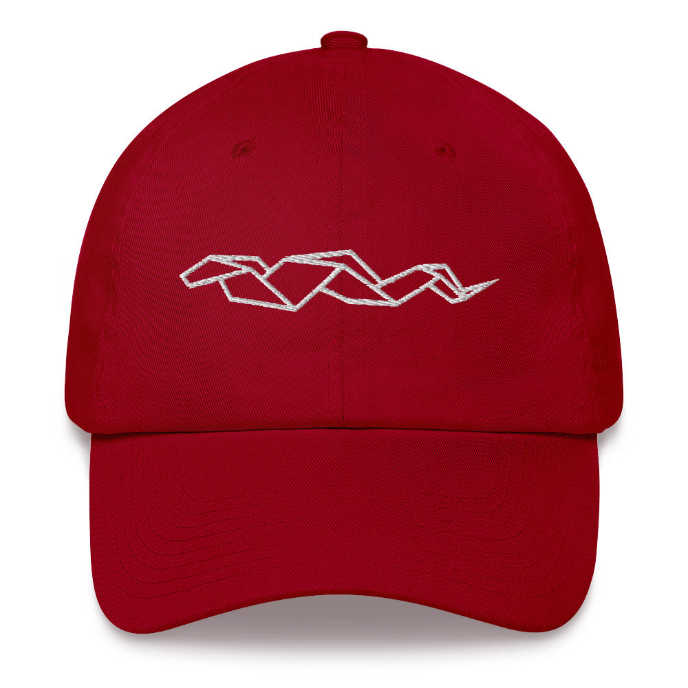 Snake (white) - Origami Series - Cap