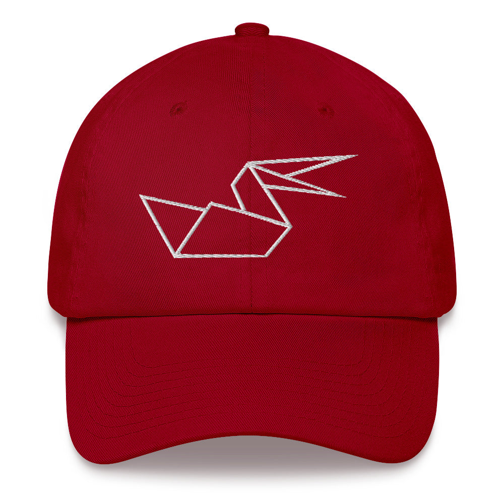 Pelican (white) - Origami Series - Cap