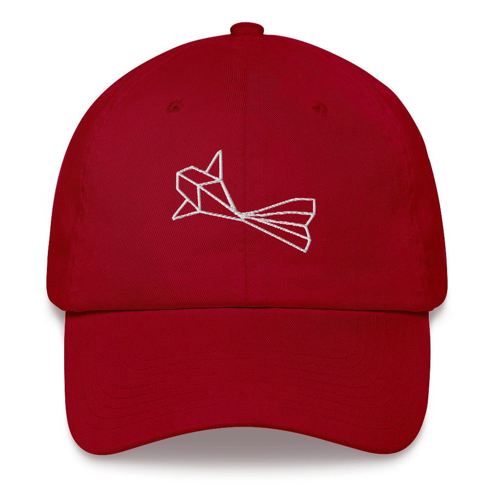 Koi Fish (white) - Origami Series - Cap