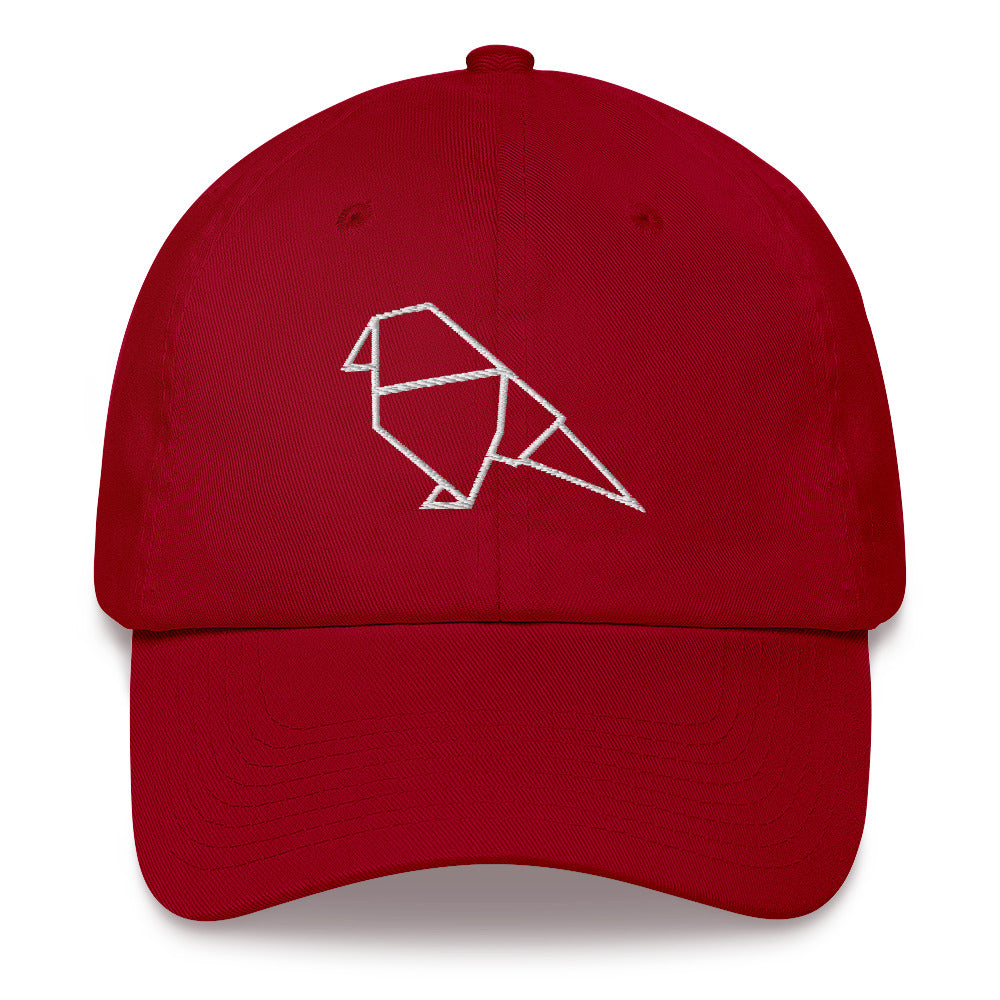 Parakeet (white) - Origami Series - Cap