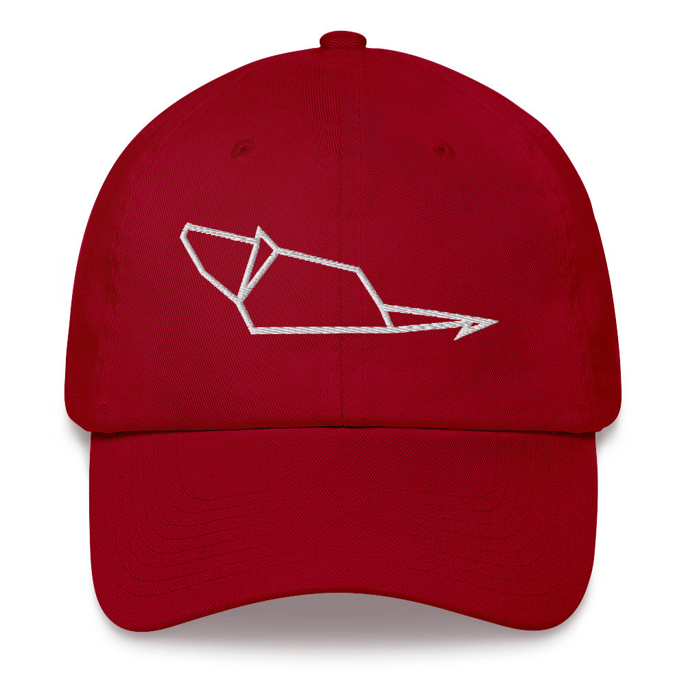 Mouse (white) - Origami Series - Cap