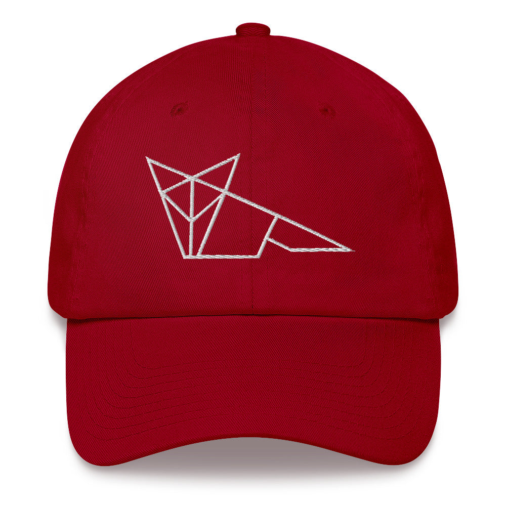 Fox (white) - Origami Series - Cap