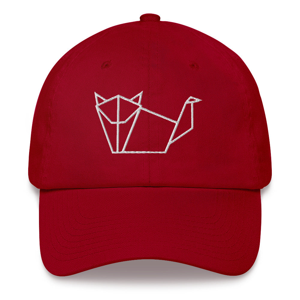 Cat (white) - Origami Series - Cap