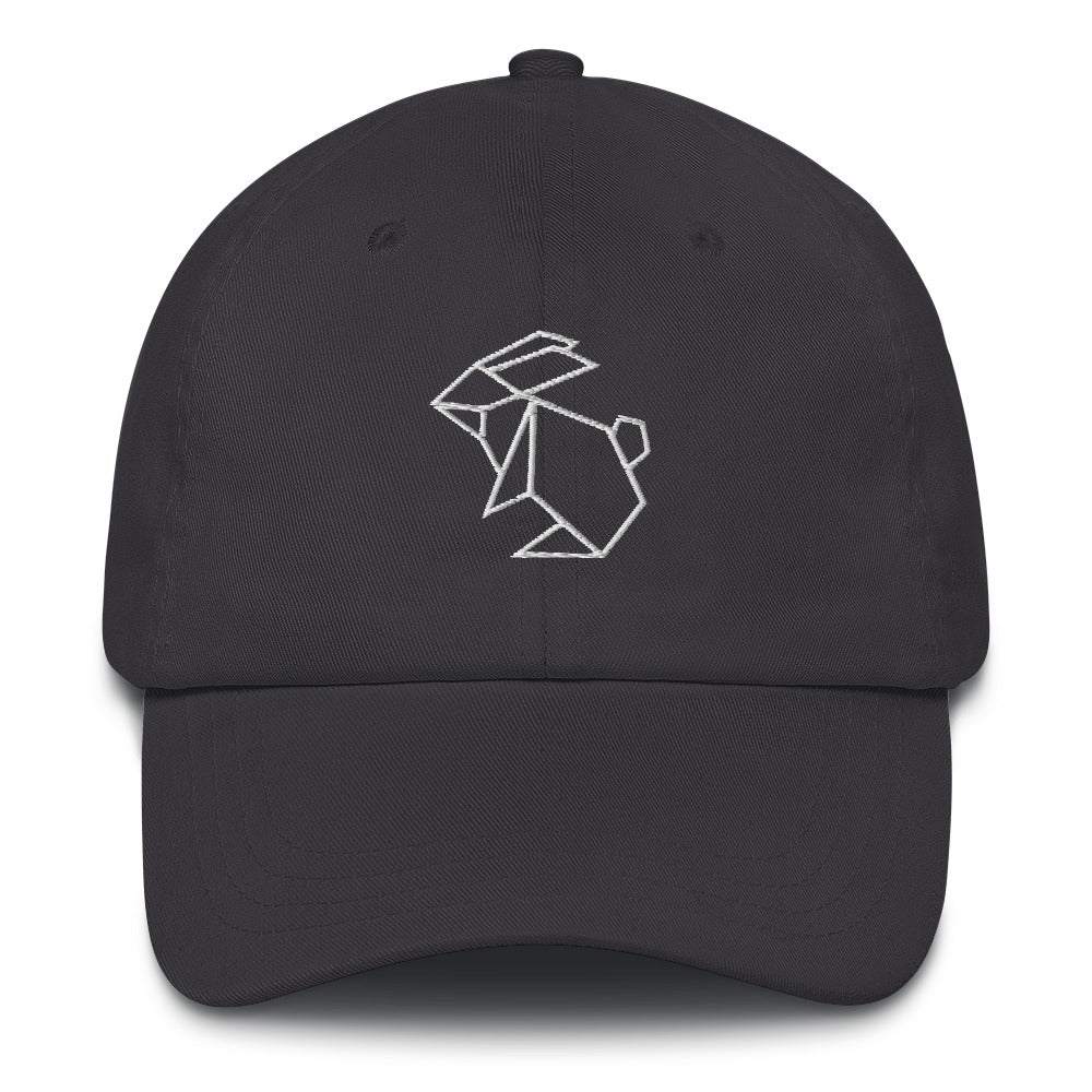 Rabbit (white) - Origami Series - Cap