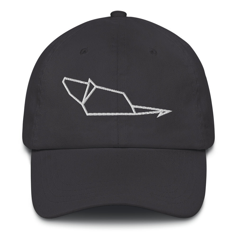 Mouse (white) - Origami Series - Cap