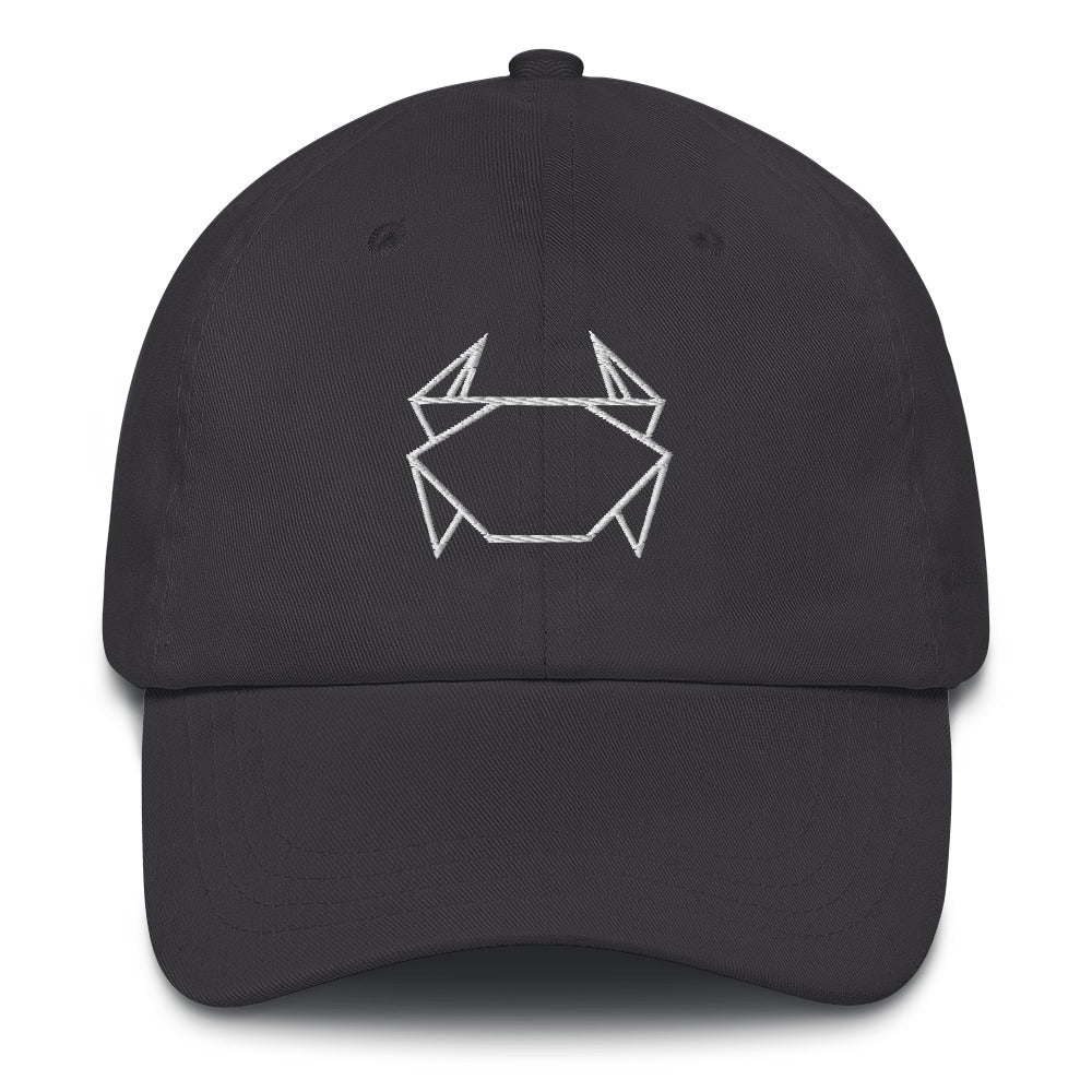 Crab (white) - Origami Series - Cap