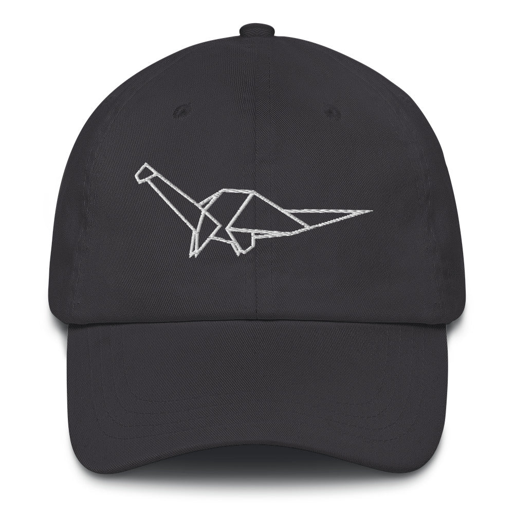 Brontosaurus (white) - Origami Series - Cap