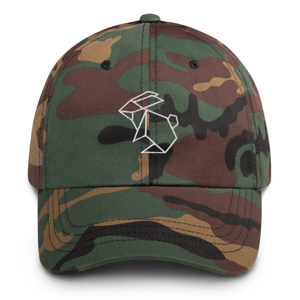 Rabbit (white) - Origami Series - Cap