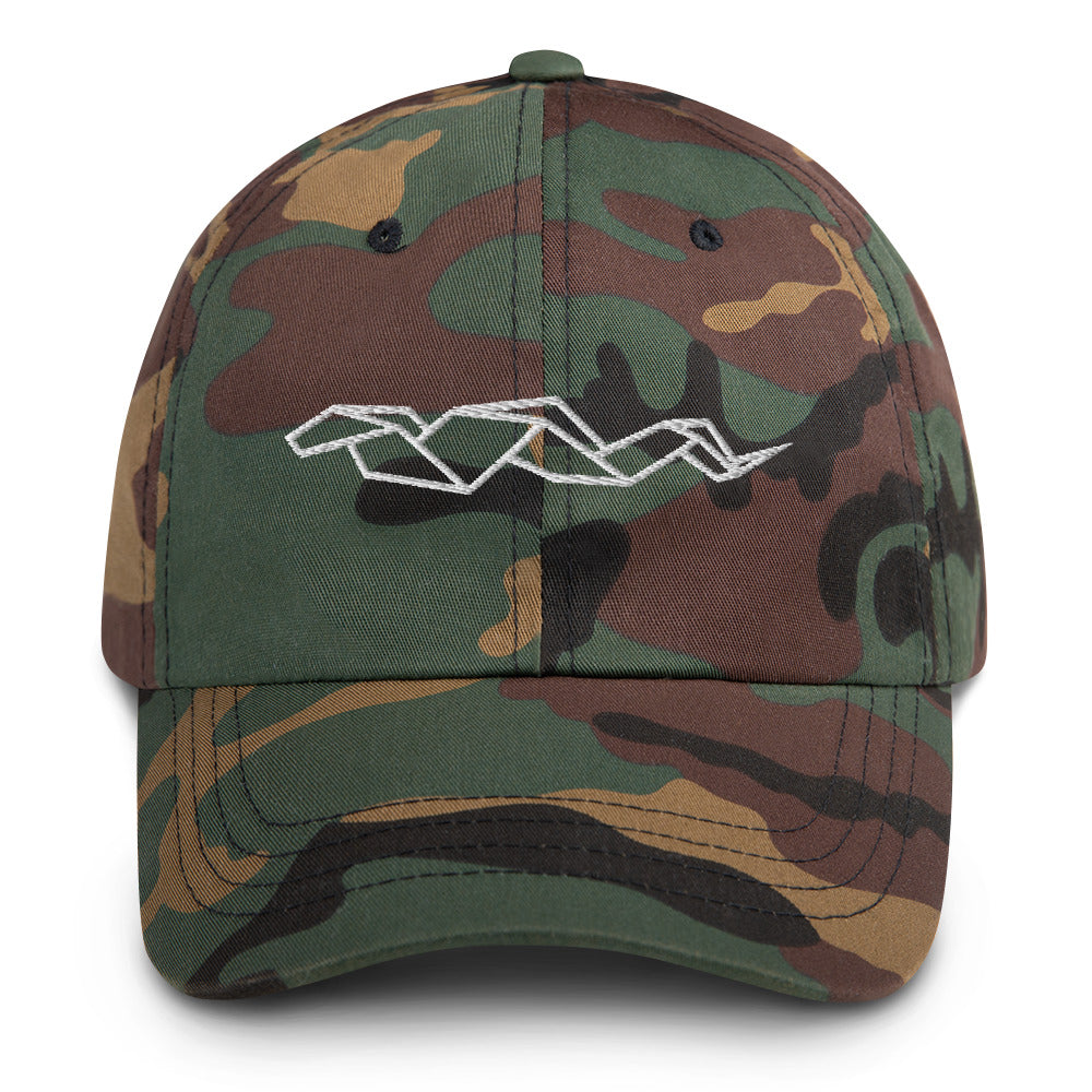 Snake (white) - Origami Series - Cap