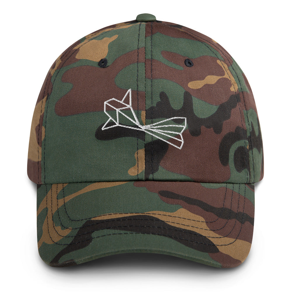Koi Fish (white) - Origami Series - Cap
