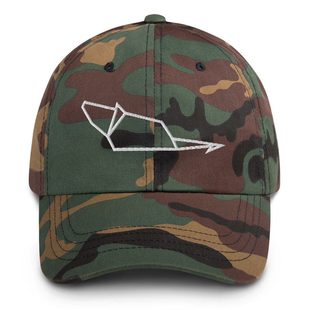 Mouse (white) - Origami Series - Cap