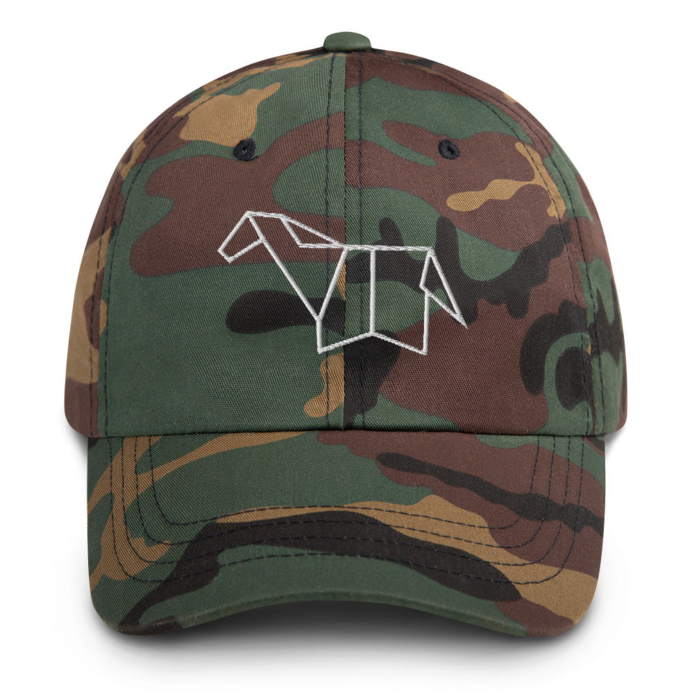 Horse (white) - Origami Series - Cap