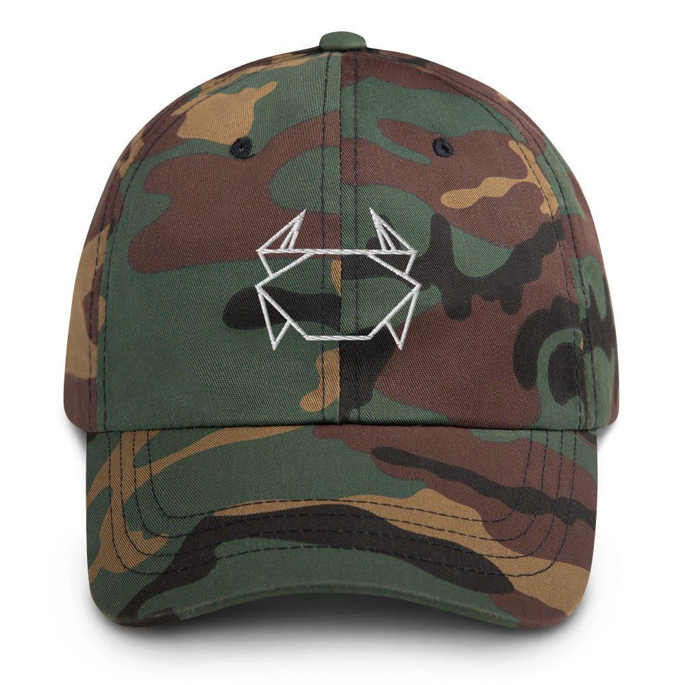 Crab (white) - Origami Series - Cap