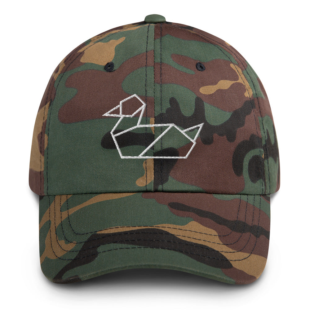 Duck (white) - Origami Series - Cap