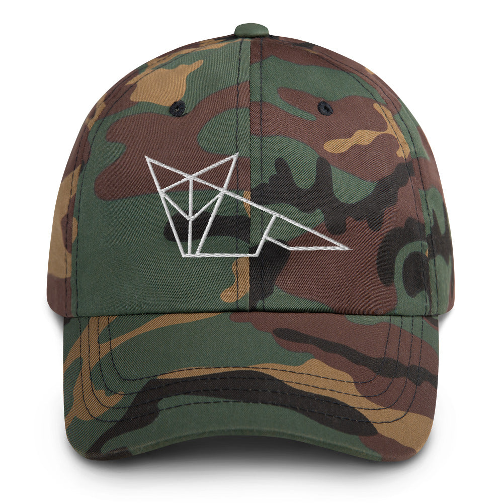 Fox (white) - Origami Series - Cap