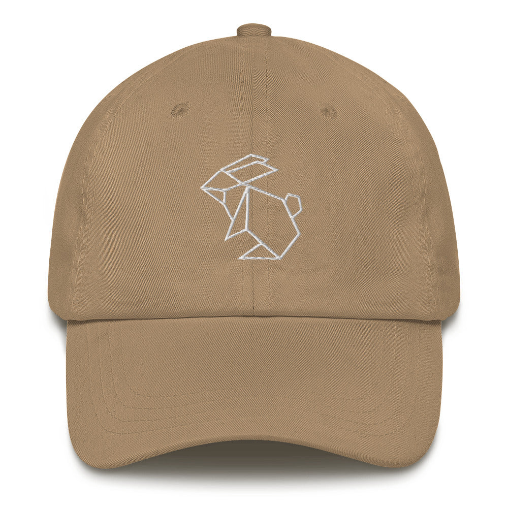 Rabbit (white) - Origami Series - Cap