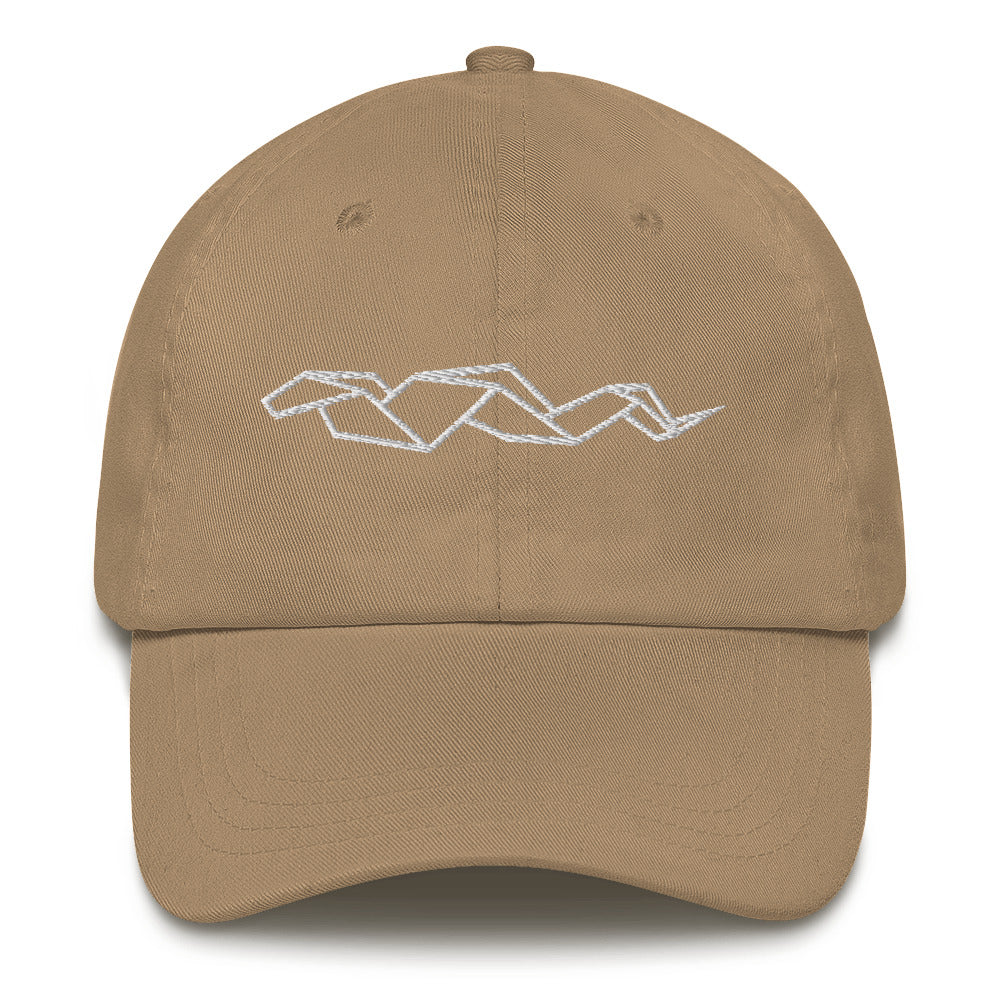 Snake (white) - Origami Series - Cap