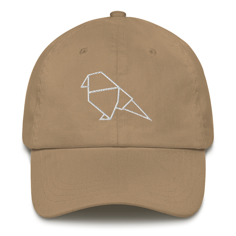 Parakeet (white) - Origami Series - Cap