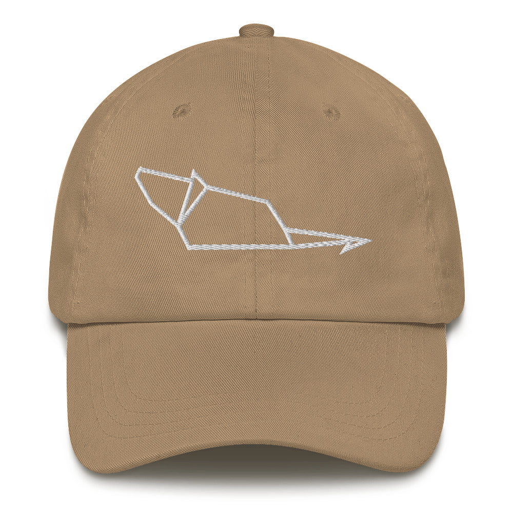 Mouse (white) - Origami Series - Cap