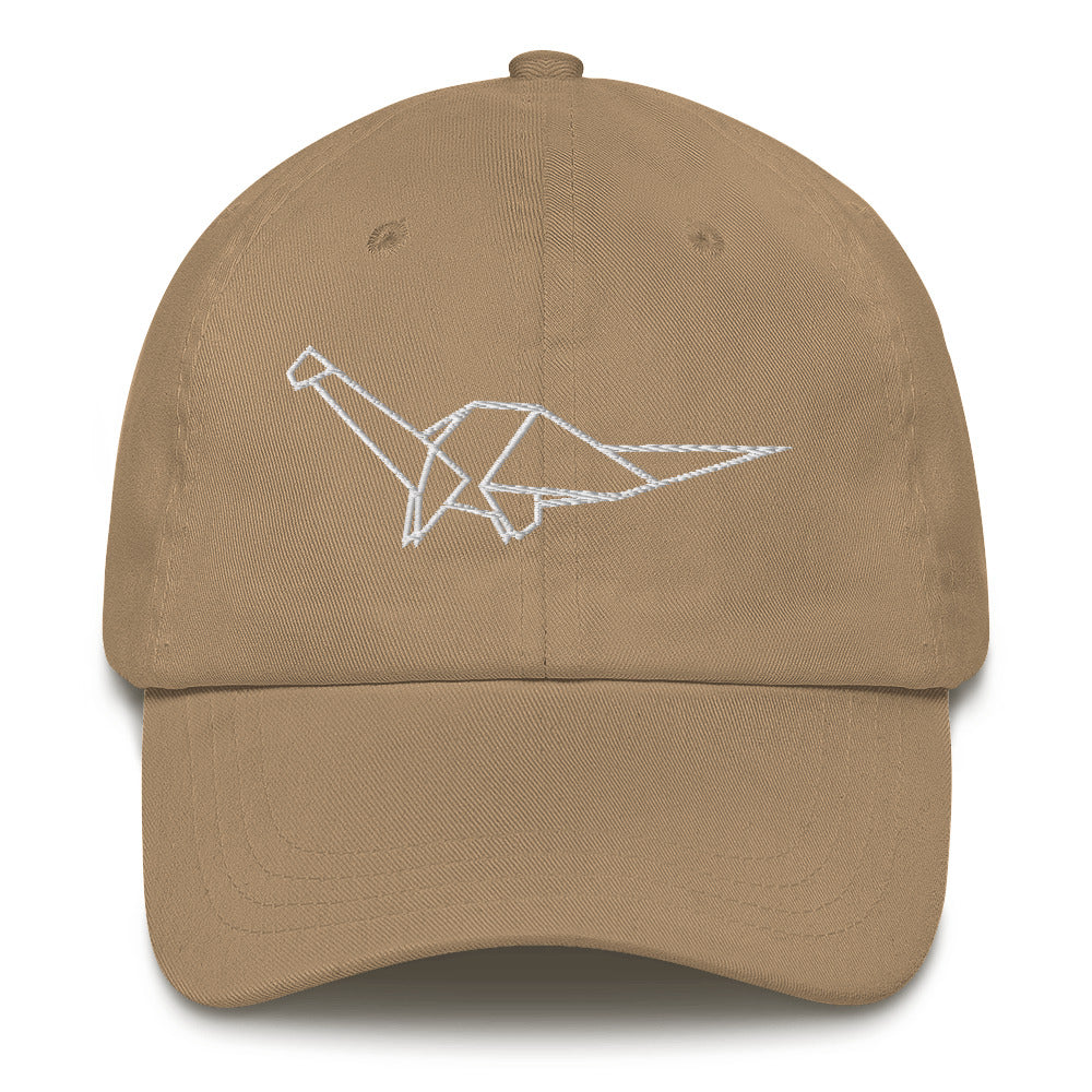 Brontosaurus (white) - Origami Series - Cap