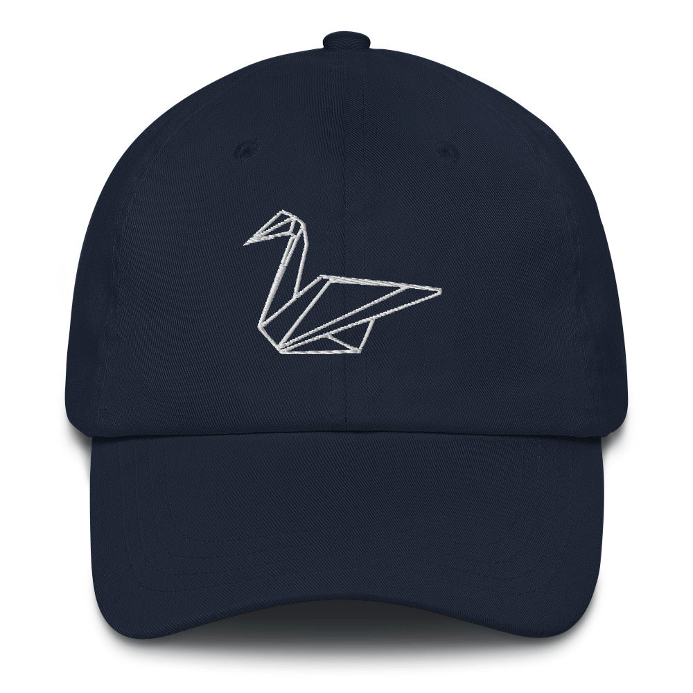 Swan (white) - Origami Series - Cap