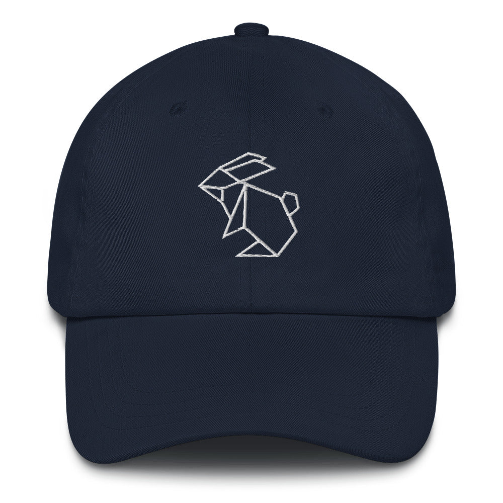 Rabbit (white) - Origami Series - Cap