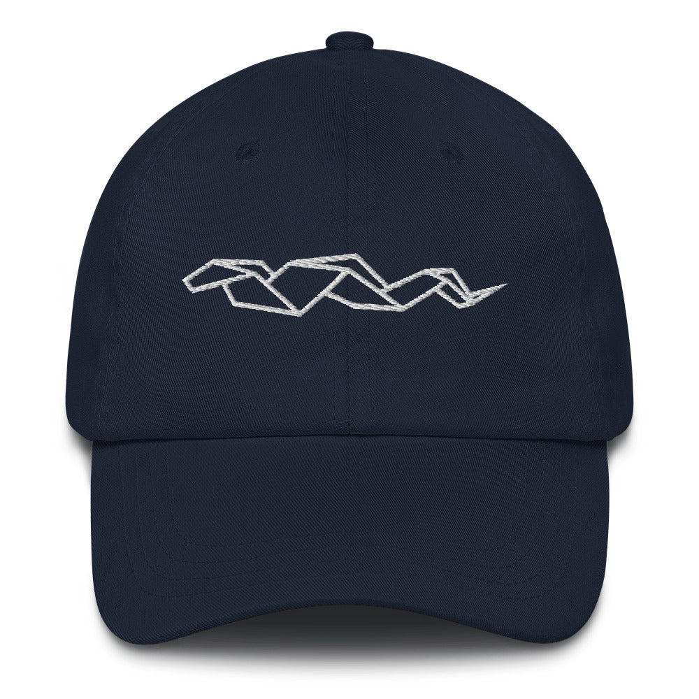 Snake (white) - Origami Series - Cap