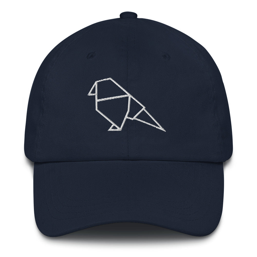 Parakeet (white) - Origami Series - Cap