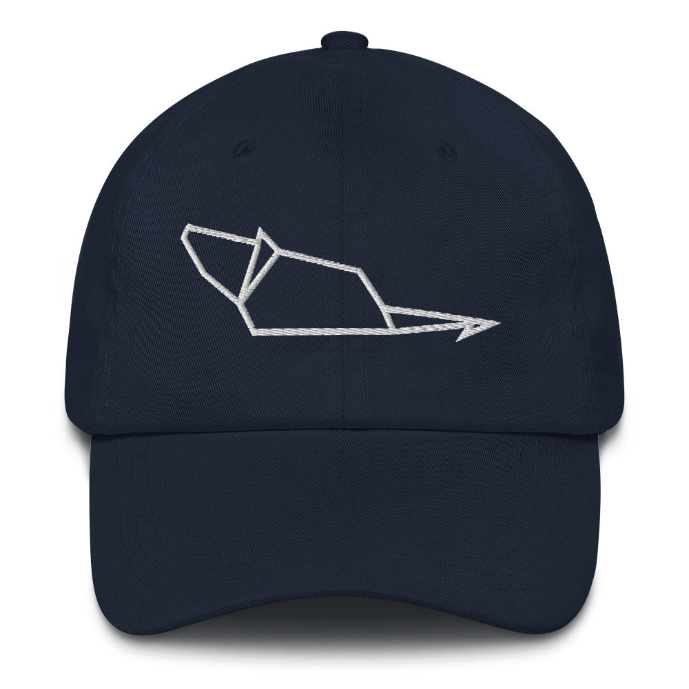 Mouse (white) - Origami Series - Cap