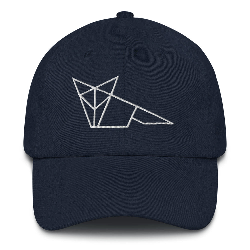 Fox (white) - Origami Series - Cap