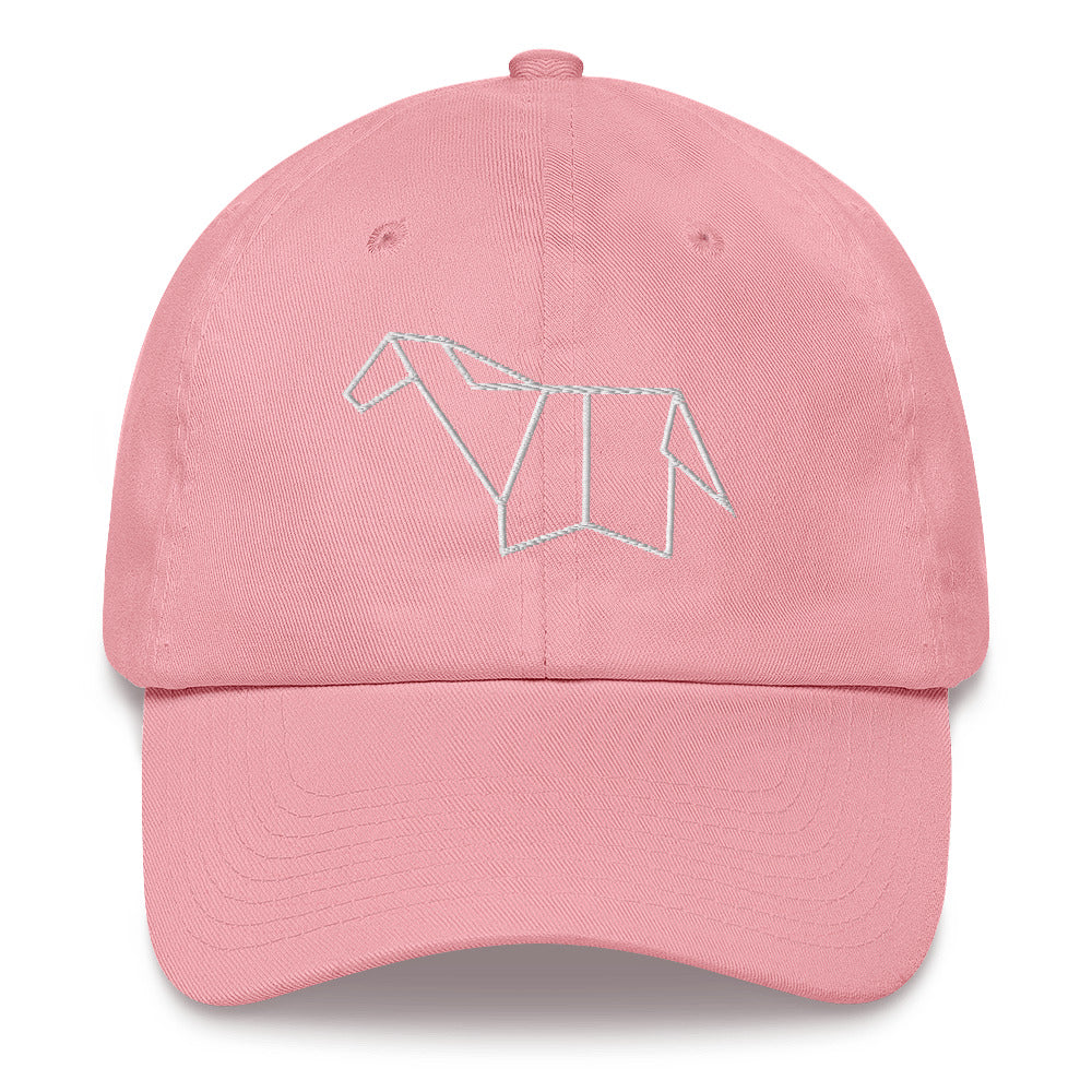 Horse (white) - Origami Series - Cap